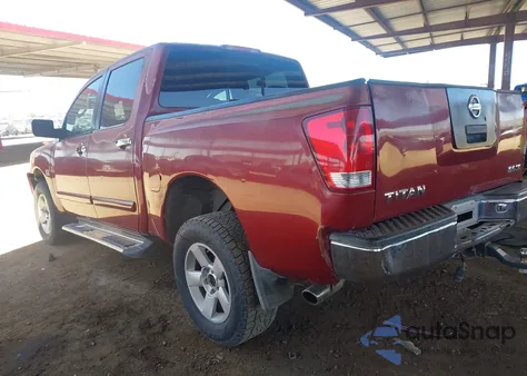 2004 Nissan Titan Se из США, поврежденный, VIN 1N6AA07B34N509000